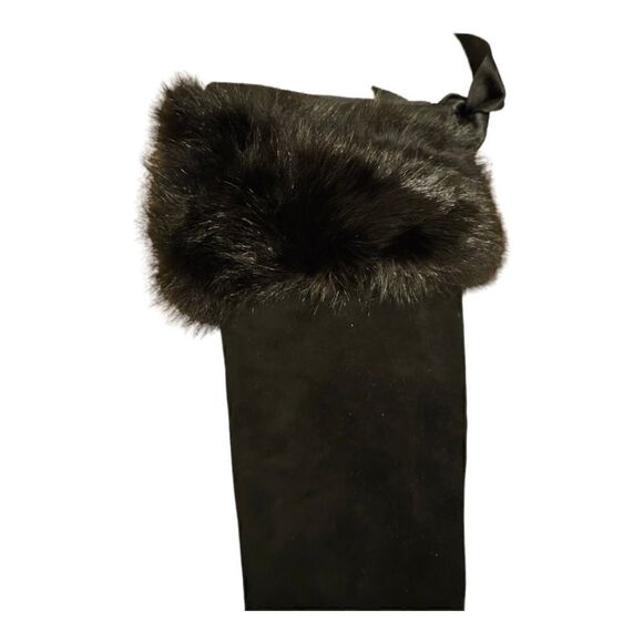 LOEWE‎ Suede & Fur Over the Knee Boots - Size 36/6 - Picture 4 of 8